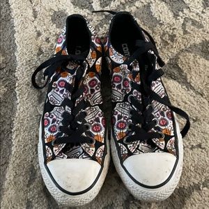 Sugar Skull Converse All Star Chuck Taylors